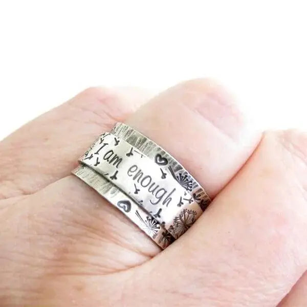 Pierścień Medytacyjny z Mniszkiem