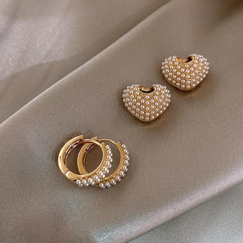 Kolczyki Perły Miłości w Złocie