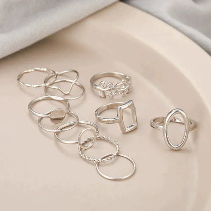 Zestaw 11 Vintage Silver Rings