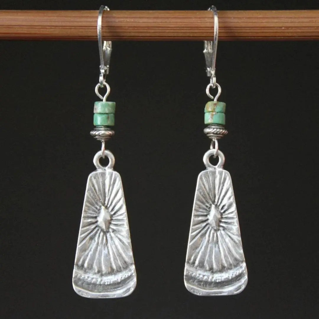 Kolczyki boho Maya w złocie