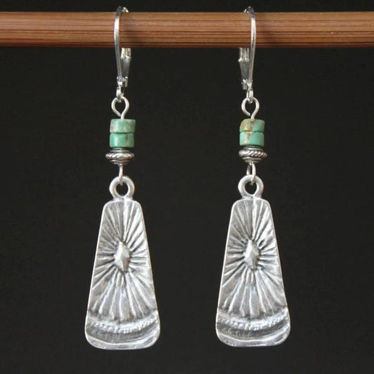 Kolczyki boho Maya w złocie