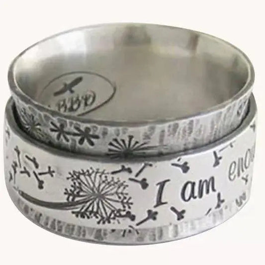 Pierścień Medytacyjny z Mniszkiem