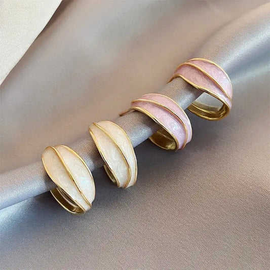 Eleganckie kolczyki z płatków