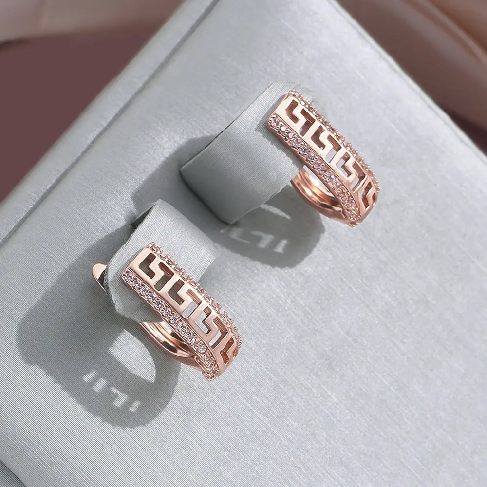 Eleganckie lekkie cienkie kolczyki