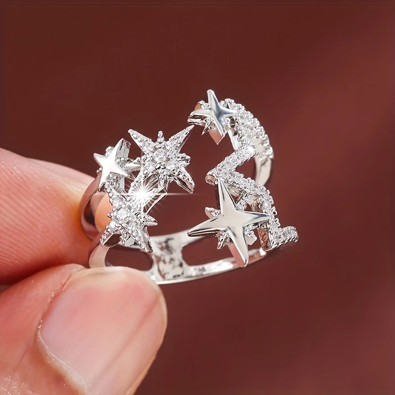 Srebrny Pierścień "Światło Gwiazd